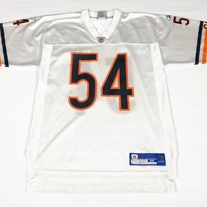 Chicago Bears Urlacher White Road Reebok Jersey